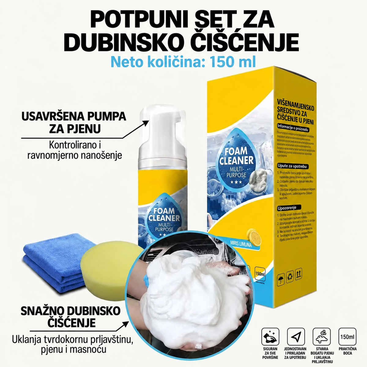4-u-1 višenamjensko enzimsko sredstvo za čišćenje u pjeni – 6