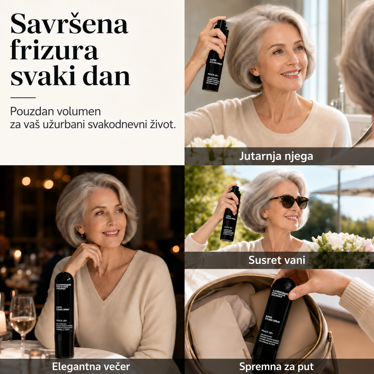 Sprej za volumen i oblikovanje kose s mirisom breskve – 90 ml – 8